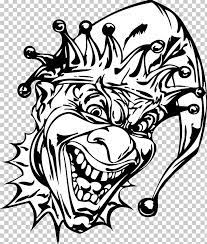 Joker Evil Clown Autocad Dxf Png Art Black And White Bone Cartoon Clown Clown Evil Clowns Air Brush Painting Clown
