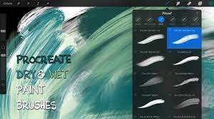 Maybe you would like to learn more about one of these? Dry Wet Brushies Rough Paint Brushes For Procreate Demo Strokes Screen Capture Video Youtube