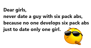 Five fun facts and funny marriage trivia. Six Pack Abs Funny Jokes Quotes One Liners