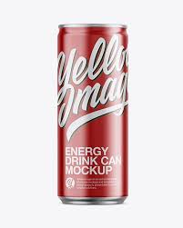 Aluminium Can With Metallic Finish Mockup Front View In Can Mockups On Yellow Images Object Mockups Mockup Free Psd Mockup Free Psd Mockups Templates