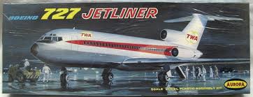 Aurora 1 96 Boeing 727 Twa Jetliner 354 249 Plastic Model Kit Plastic Model Airplane Kits Plastic Model Kits Model Kit