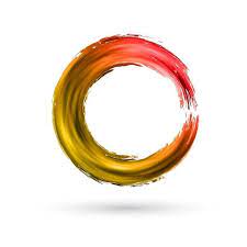Round Color Paint Brush Stroke On White Frame Color Icons Paint Icons White Icons Png And Vector With Transparent Background For Free Download In 2021 Paint Icon Oil Painting Texture Brush Background