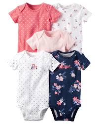 5 Pack Short Sleeve Original Bodysuits Carters Com