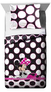 Black And White Polka Dot Twin Comforter Lo 5 Piece Kids Girls White Black Cute Disney Pink Minnie Mouse Comforter Twin Full Set Adorable Polka Dots Bedding Mini Mickey Mouse Themed Kid Beds Bed Bedding Sets