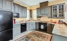 With the brand new paint, we will be able to make the kitchen look fresh and clean. Distressed Kitchen Cabinets Design Pictures Designing Idea