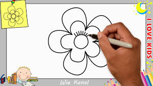 Diese und weitere fragen werden in den ausführlich bebilderten ratgebern leicht nachvollziehbar beantwortet. Blume Zeichnen Lernen Einfach Schritt Fur Schritt Fur Anfanger Kinder 4 Youtube