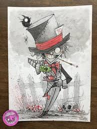 The Mad Hatter Alice In Wonderland Inktober 2018 Original Mad Hatter Drawing Alice In Wonderland Artwork Alice And Wonderland Tattoos