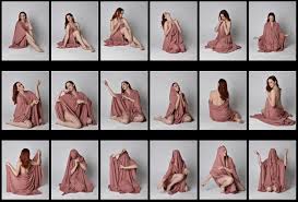 Attitude refers to postures assumed for purpose of imitation, intentional or not, as well as in some standard collocations. Jessica Truscott X205 Fabric Drapery Pose Reference Pack