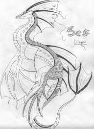 If you like cool dragon drawings, you might love these ideas. Sea Dragon No Color By Fantasi Dragen On Deviantart