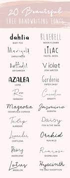 20 Favorite Free Handwriting Fonts Free Fonts Handwriting Free Handwritten Fonts Handwriting Fonts