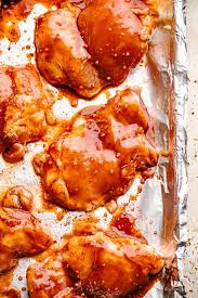 Broiled chicken thighs that are low fuss to make and require minimal clean up. Secret Ingredient Glazed Chicken Thighs Recipe Diethood