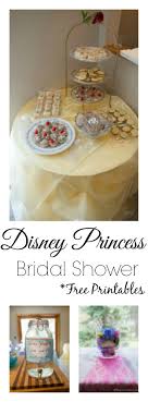 Disney Princess Bridal Shower The Sparrow S Home Princess Bridal Showers Disney Themed Bridal Shower Bridal Shower Menu