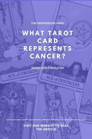 Cancerians regularly need to withdraw into their cozy shell and recharge themselves. What Tarot Card Represents Cancer Vekke Sind