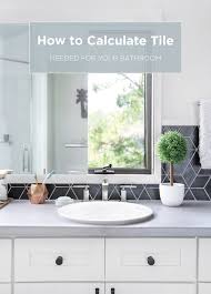 Should i put my row of whole tiles in front of the shower or the doorway? How To Calculate Tile Needed For Your Bathroom Mercury Mosaics