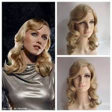 Styles became more loose, femimne and flattenng. China 1920s 1930s 1940s Long Flapper Women Lady Synthetic Full Wig Hair China Wig And Synthetic Price