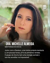 A Dra. Michelle é médica especialista em medicina integrativa e,  recentemente, criou sua própria mentoria, ampliando seu impacto! 🔥  Michelle, sua dedicação e competência são inspiradoras. É uma grande  alegria acompanhar de