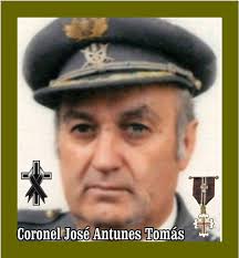 HONRA E GLÓRIA; nota de óbito: Faleceu no dia 16Abr2020, o veterano José  Antunes Tomás, Coronel na situação de reforma: Medalha de Mérito Militar de  3.ª classe