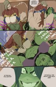 She-Hulk vs Captain Marvel comic porn | HD Porn Comics