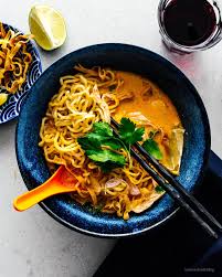 Khao Soi 15 Min Thai Coconut Curry Chicken Noodle Soup Recipe Thai Coconut Curry Chicken Khao Soi Soup Recipes Chicken Noodle