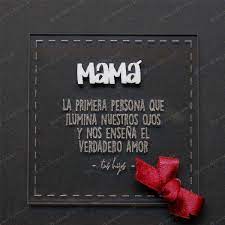 ¡feliz día de la madre, mamá! Tarjeta De Acrilico Grabada Con Laser Con Frases Para Mama