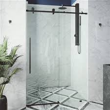 Some of the advantages we have compiled here Vigo Elan 76 In X 56 In To 60 In Frameless Bypass Sliding Matte Black Shower Door Clear Glass Vg6021mbcl6076 Rona