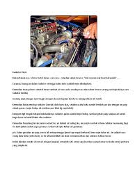 Salah satu komponen mobil yang perlu diperhatikan adalah bagian radiator mobil. Radiator Flush