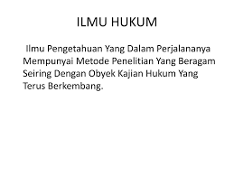 Metode Penelitian Dan Penulisan Hukum Ppt Download