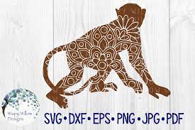 Download Monkey Mandala Graphic By Wispywillowdesigns Creative Fabrica