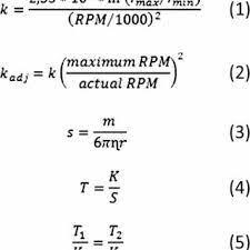 Equations Used For Conversion Of A Centrifugal Run Between Different Download Scientific Diagram
