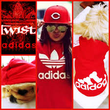 Moda Kopek Kiyafetleri Kopek Modasi Kopek Modasi Kopek Giysileri Kopekler Adidas Adidog Dog Clothes Pet Clothes Panda Sweatshirt Red Yorkie P Kopek Adidas Moda