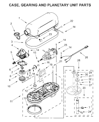 kitchenaid kp26m1xgc5 stand mixer parts