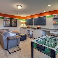 Our ideas call all the game collectors, true gamers and pool sharks out there. 75 Beautiful Basement Game Room Pictures Ideas July 2021 Houzz