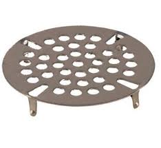 Kitchen sinks have a strainer fitted into a strainer body that's inserted down through the sink hole and sealed to the sink with a bead of plumber's putty. 3 1 2 Flat Drain Strainer For Compartment Sinks
