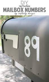 A mailbox with the postmaster general's (pmg) seal of approval meets usps size and construction standards. How To Make Diy Reflective Mailbox Numbers Craftivity Designs