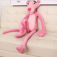Child Plaything Gift Lovely Naughty Pink Panther Stuffed Toy Plush Doll 40 Cm Wish Baby Doll Toys Soft Toy Animals Toy Cars For Kids