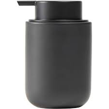 House Home Ceramic Soap Dispenser Black Big W A white soap dispenser is always a minimalist choice.