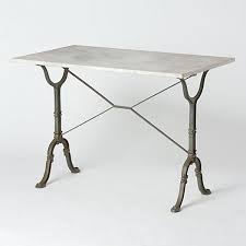 French Bistro Table 998 28 H 40 L 24 W Bistro Table Marble Coffee Table Glass Top Coffee Table