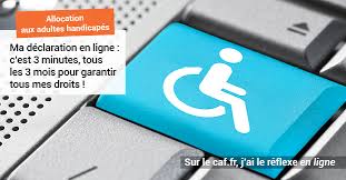 Vous arrivez sur l'écran d'identification 3. Ma Caf Ma Declaration Trimestrielle De Ressources Aah En 3 Min Caf Fr