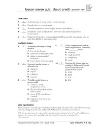 lesson seven quiz practical money skills