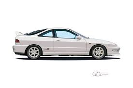 1999 Acura Integra Type R Print J7artwork Integra Type R Acura Integra Type R Acura Integra
