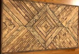 A Personal Favorite From My Etsy Shop Https Www Etsy Com Listing 526520012 Large Geometric Wood Wall Hanging Wood Reclaimed Wood Wall Art Wood Wall Hanging