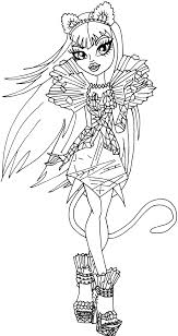 Catty Noir Boo York Monster High Coloring Page Png 850 1 600 Pixels Monster Coloring Pages Coloring Pages Coloring Books