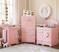 This stuff is adorable in person!!! All In 1 Retro Kitchen Retro Kitchen Kids Kitchen Pottery Barn Kids
