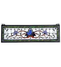 Maybe you would like to learn more about one of these? Fairy Tale Floral Design Stained Glass Transom Entryway Window Panel