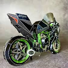 Maybe you would like to learn more about one of these? Steel Magic Statue 3d Three Dimensional Assembly Model Color Kawasaki Ninja H2r Motorcycle Model Diy Metal Puzzle Ornaments Lazada Ph