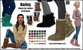Also comes with an rog computer with all pc games unlocked. Bailey Boots By Samanthagump At Sims 4 Nexus Sims 4 Updates