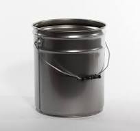 5 Gallon Clear Varnish Open Head Pail, Rust Inhibited