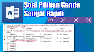 Chegg.com has been visited by 100k+ users in the past month Cara Membuat Soal Pilihan Ganda Dengan Rapi Di Microsoft Word Youtube