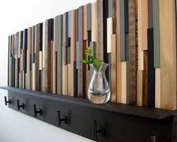 Wood Coat Rack With Shelf Rustic Wood Sculpture Coat Hooks Etsy Modern Coat Rack Coat Rack Wall Rustic Coat Rack