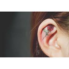 Rose Ear Tattoo Elegant Tattoos Classy Tattoos For Women Ear Tattoo